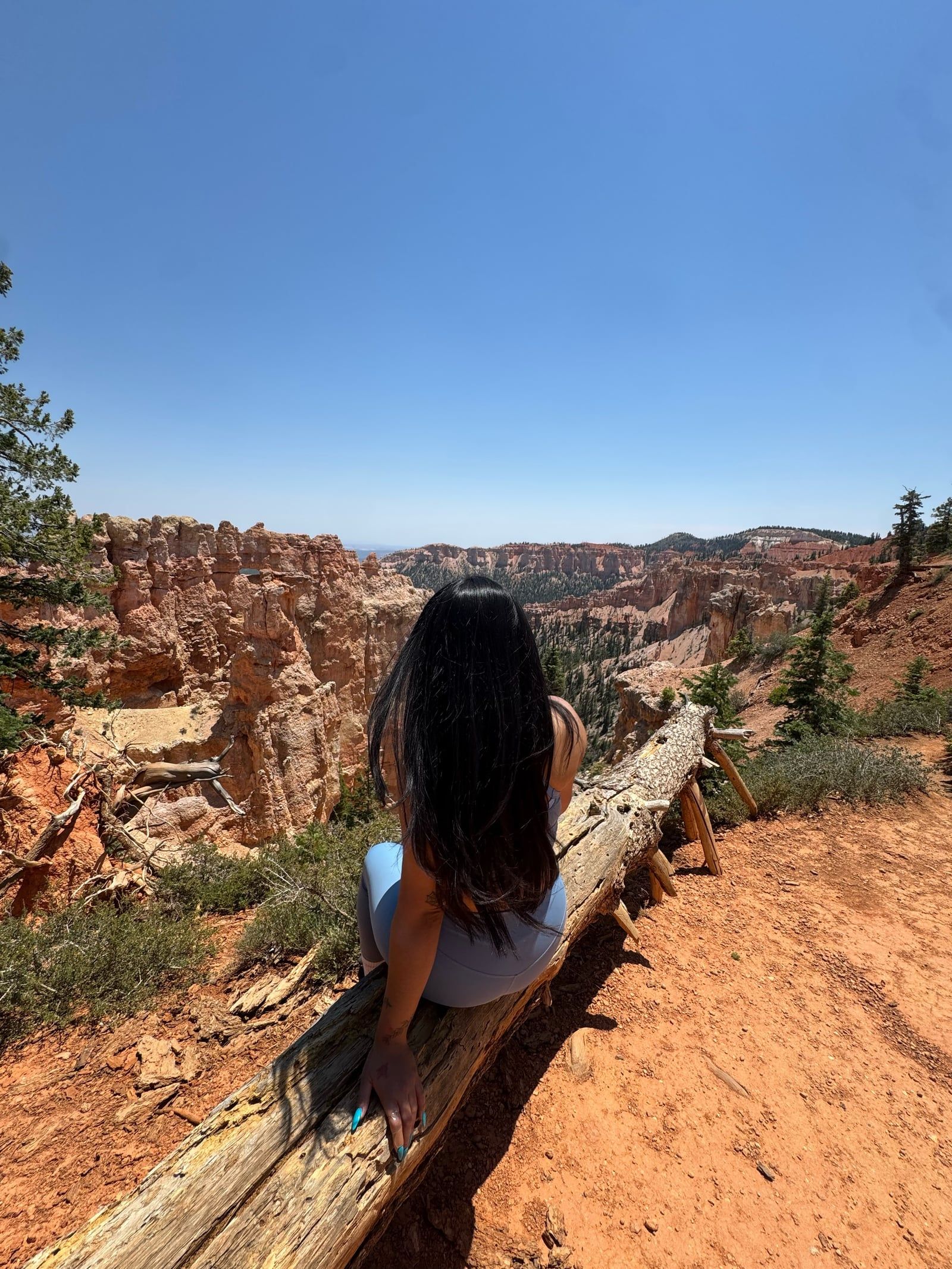 Foto eines Tourbesuchers von Bryce Canyon