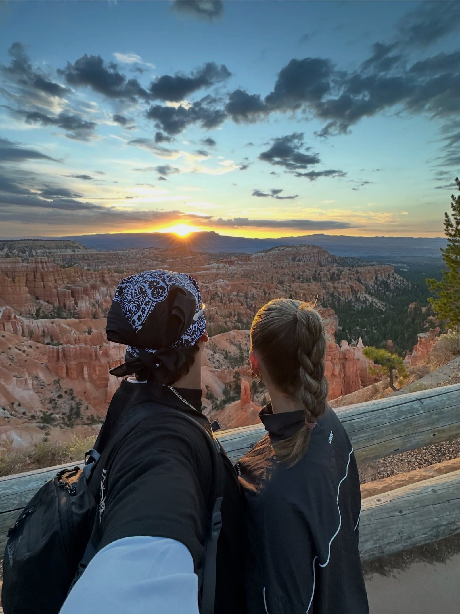 Foto eines Tourbesuchers von Bryce Canyon