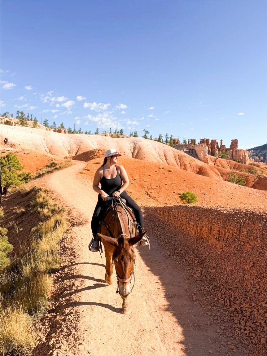 Foto eines Tourbesuchers von Bryce Canyon