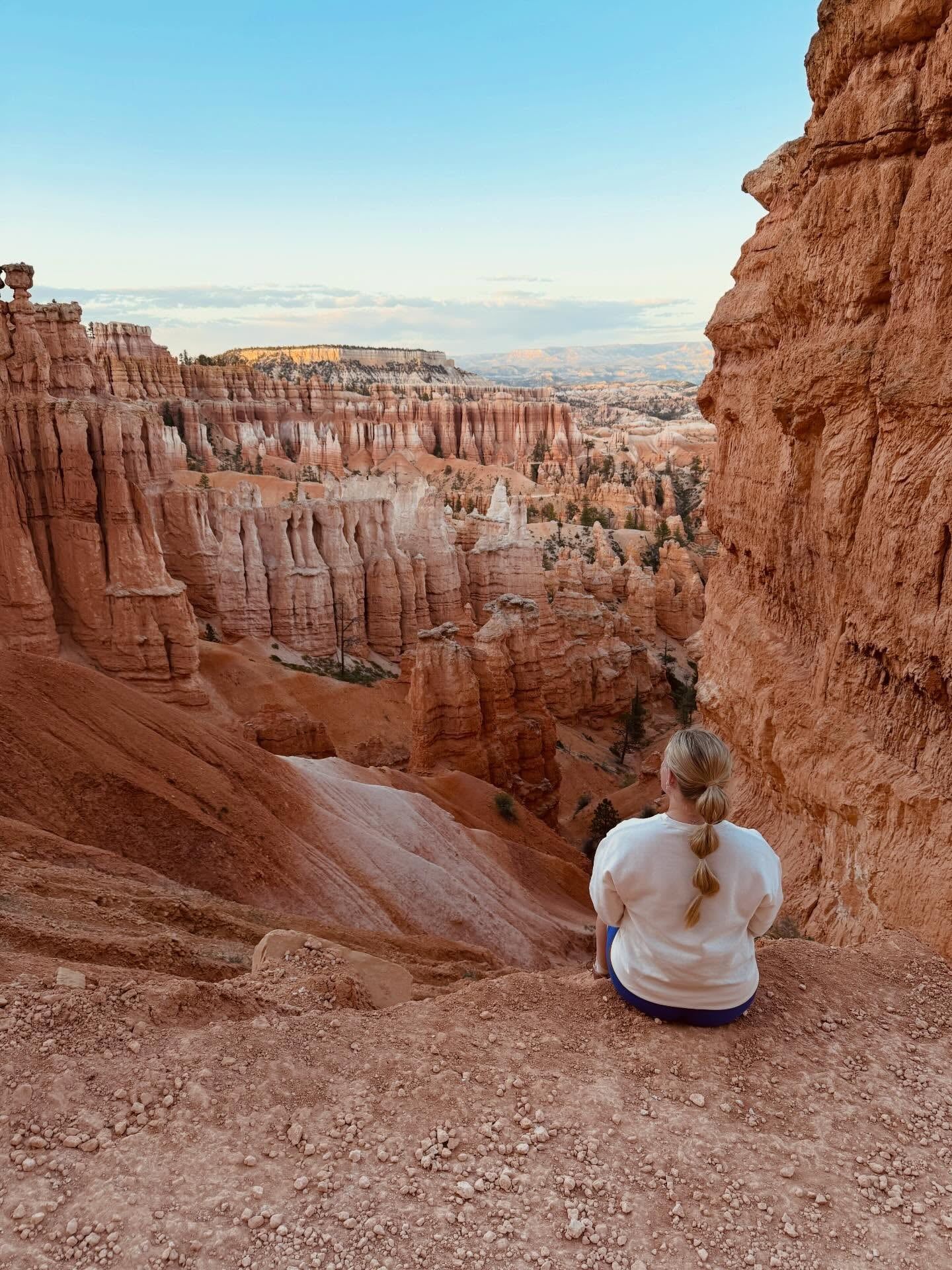 Foto eines Tourbesuchers von Bryce Canyon